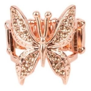 Copper Butterfly ring